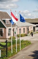 Flying the Dutch and EU flags